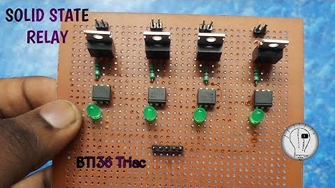 How to make 4 channel solid state relay module || Solid state relay || BT136 triac solid state relay