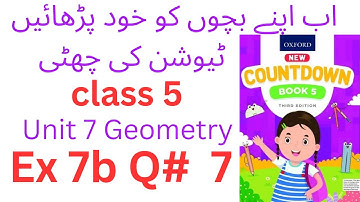 oxford countdown class 5 Unit 7 Geometry Ex 7b Question 7 Find value of x in supplementary angles