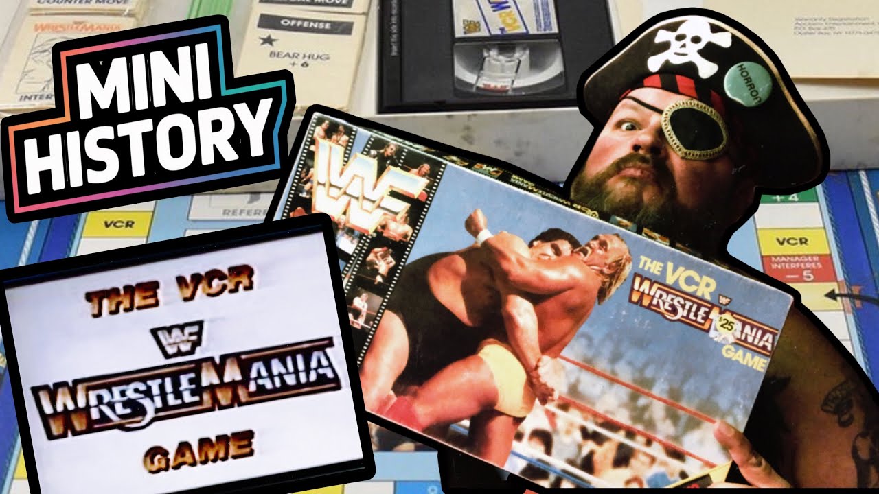 WWF Wrestlemania VCR Board Game: A Mini History of Pro-Wrestling Board Games