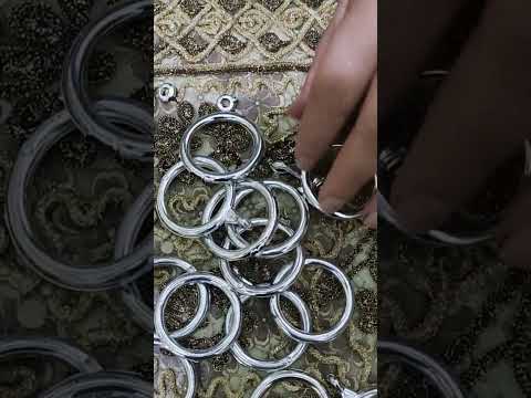 تحويل حلقات الستائر لشنطة حلقات