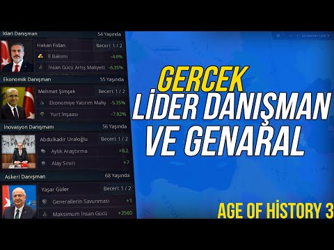 TÜRKİYE AMA GERÇEK LİDER, GENERAL VE DANIŞMAN İLE | AGE OF HİSTORY 3