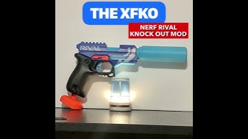NERF Rival Knock Out Mod XFKO -VS- The Blizzard - Accuracy Battle!  #shorts #nerf #nerfmod #blasters