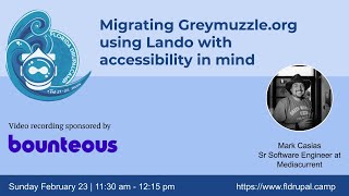 Migrating Greymuzzle.org using Lando with accessibility in mind Details