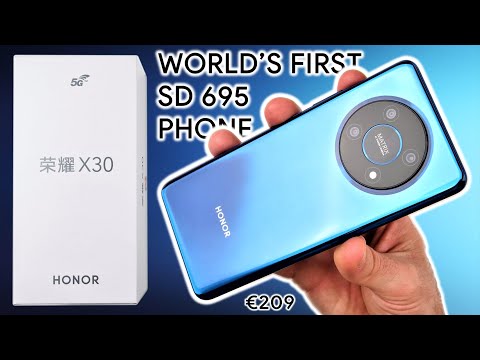 HONOR X30 UNBOXING and Detailed REVIEW - World's FIRST Snapdragon 695 Powered Smartphone.