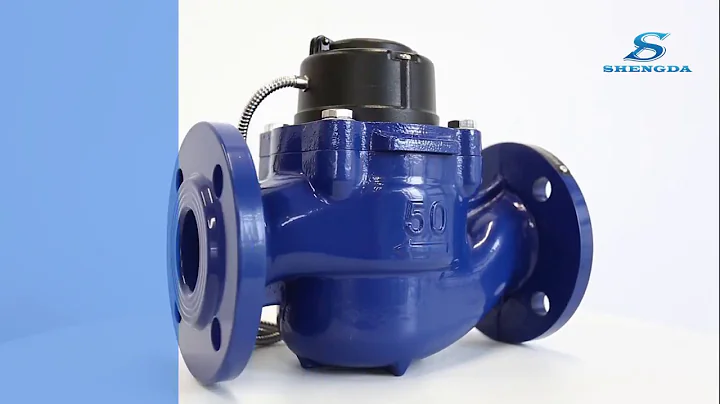 Vertical woltman water meter