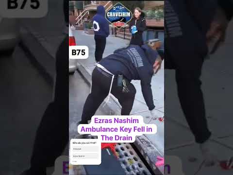 Chaverim To The Rescue Retrieval Of Ezras Nashim Emergency Lost Keys In The Sewer Hatzolah
