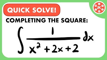 Integral of 1/(x^2+2x+2) By Completing The Square | JK Math