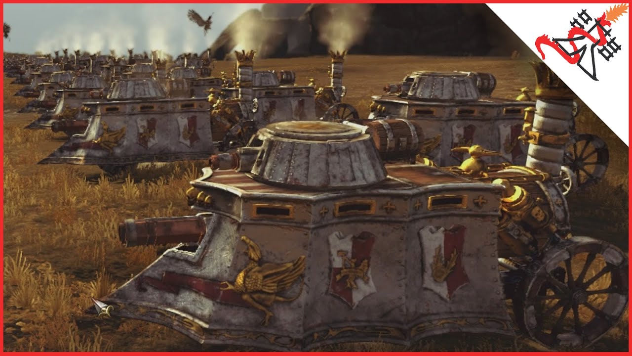 warhammer total war steam tank