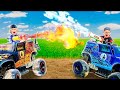 Monster Truck Kids Have a Delivery Power Wheels Truck Service - Braxton and Ryder Videos