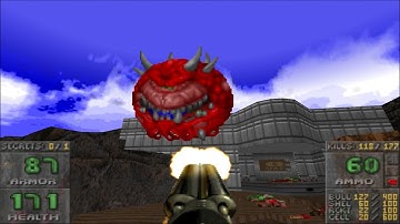 Doom 2 NoMonochrome Level 4 UV Max with Beautiful Doom (Commentary)