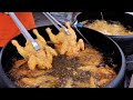 가마솥으로 튀기는 겉바 속촉! 7,000원 통닭, 줄서서 먹는곳 | $ 6 Whole Chicken Frying in a Cauldron | Korean Street food