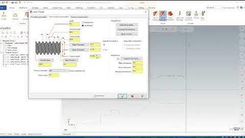 GURU PENGGERAK How to make a Thread Program, SOFTWARE MASTERCAMCara membuat Program Ulir Ir  Heri Se