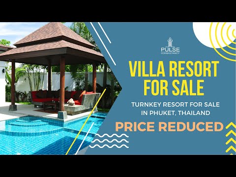 Phuket Villa Resort for Sale, Siamaya, Turnkey Investment, 5 Pool Villas + Office
