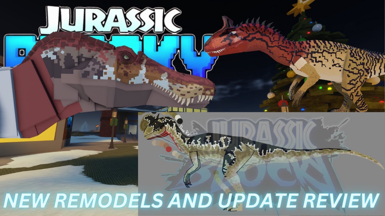 Обзор новых обновлений и переработок Jurassic Blocky