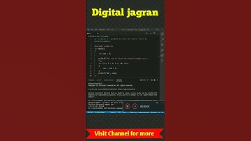 C Language for loop program Ex-2 to sum of first 10 natural numbers | digital jagran