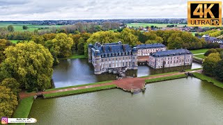 Castle of Beloeil  ( Beloeil - Belgium) - Drone footage Ultra HD 4K