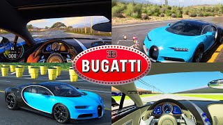 BUGATTI CHIRON | Top Speed/Sound in Forza Horizon 5,4,The Crew 2,Motorfest,Assetto Corsa,Asphalt 9.