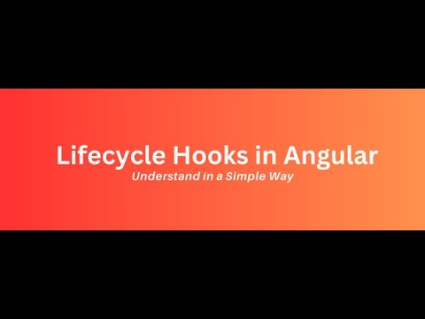 Lifecycle Hooks in angular - YouTube