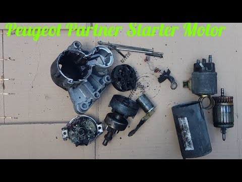 HOW TO FIX PEUGEOT PARTNER STARTER MOTOR (PART - 1) TAKING APART