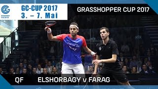 Squash: Mo. ElShorbagy v Farag - Grasshopper Cup 2017 QF Highlights