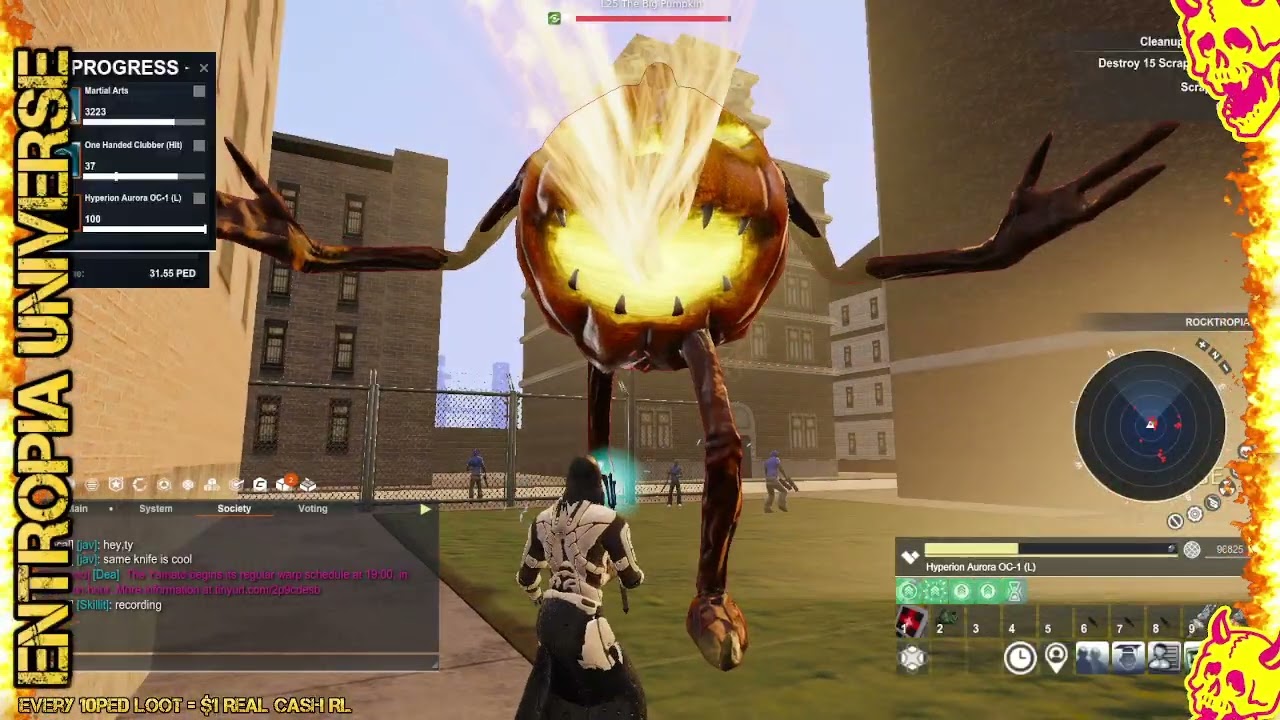 Mindark Ignores repeat Griefers like "protecting pro Innocence" in Entropia Universe