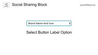Social Sharing Block - Gutenberg Block by ACFBlocks