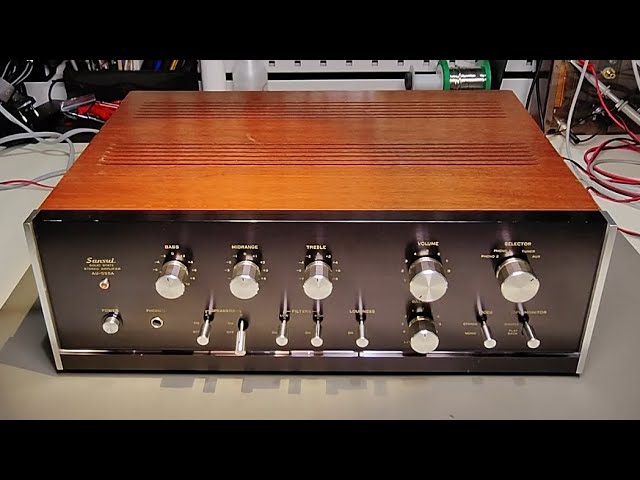 SANSUI　AU-555A プリメインアンプ　オーバーホール済み！ Sansui AU-555