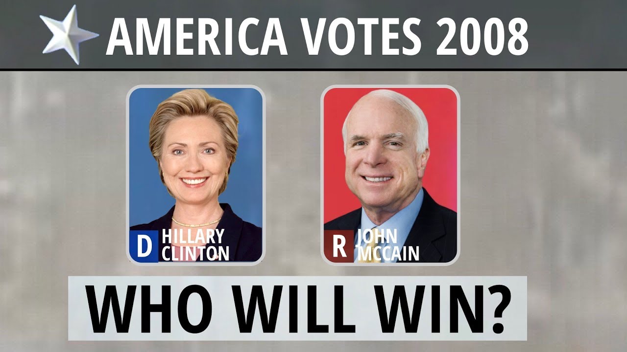 CNN Election Night 2008 | Hillary Clinton VS John McCain | ALTERNATIVE ELECTION