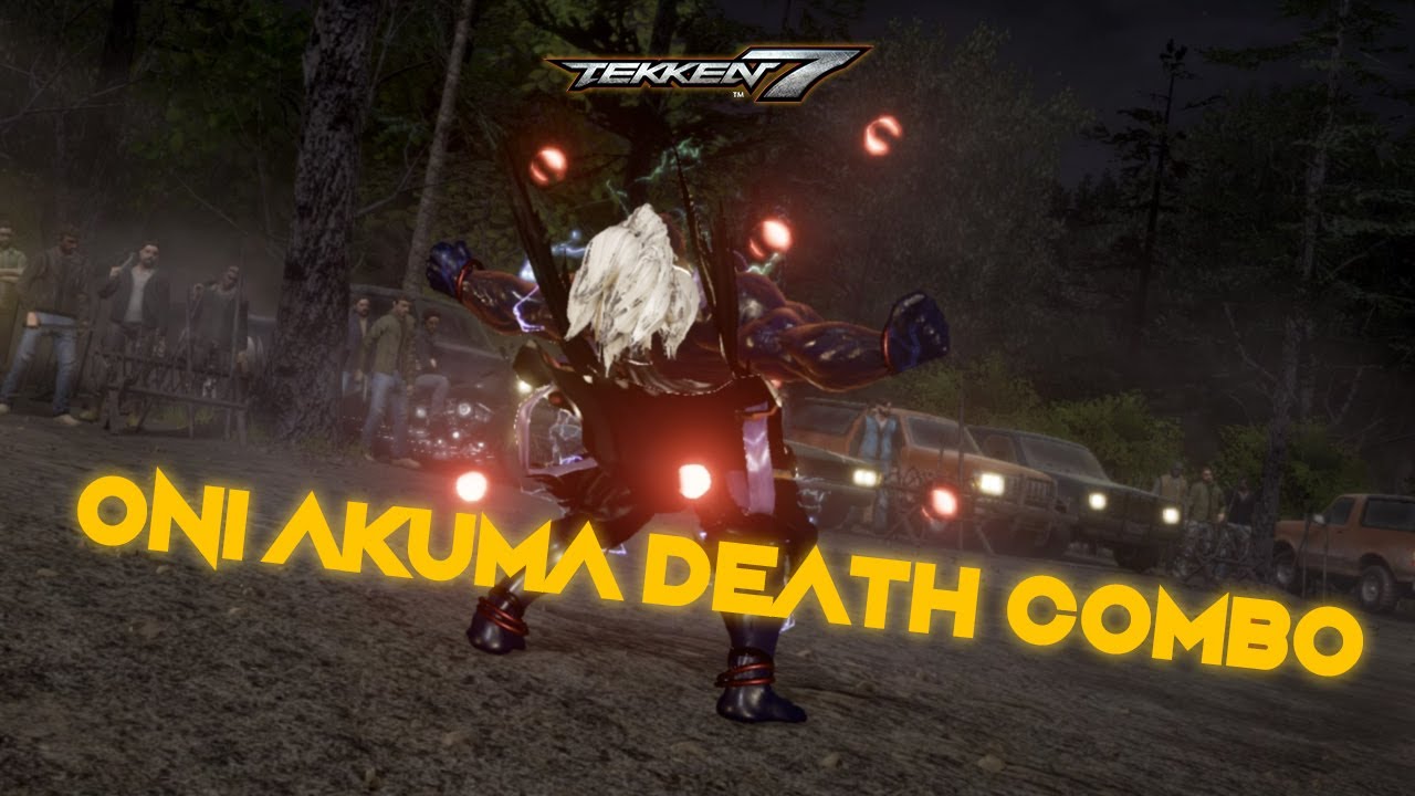 Oni Akuma death combo on Geese Howard stage | Tekken 7 season 4