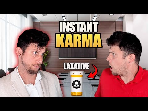 When Your Boss Gets Instant Karma