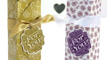 6x6 Envelope Punch Board Box Tutorial