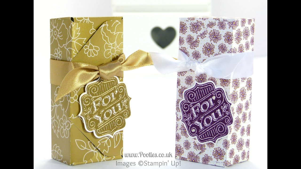 6x6 Envelope Punch Board Box Tutorial