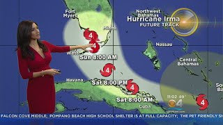 Tracking Hurricane Irma 9/8 11AM