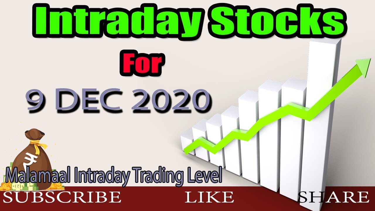 Intraday Stocks For Tomorrow 9 December 2020 Intraday Trading Tips | tradewithprobabilities