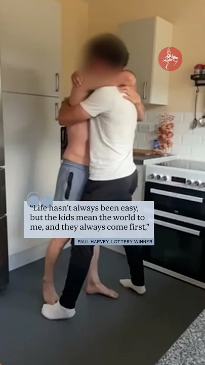 Father shares ecstatic moment he told teenage son he had won £1m on lottery