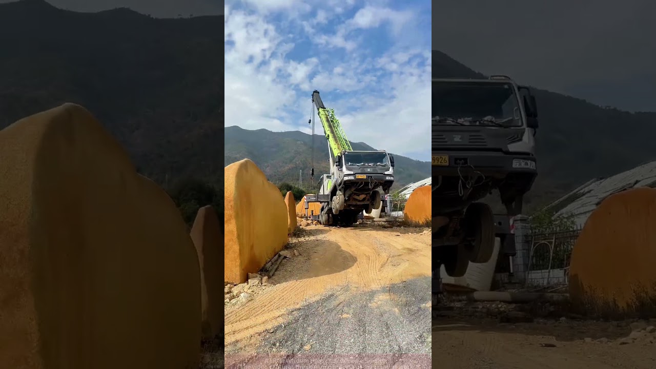 Crane in Action: Witnessing the Power of Engineering