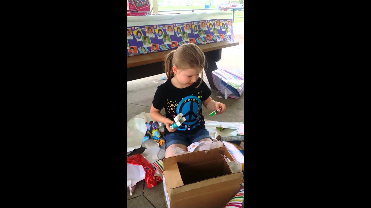 One Direction ticket surprise for shys 8th birthday