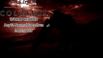 WR: Shadow of the Colossus Any%  Normal  in 56:17 IGT