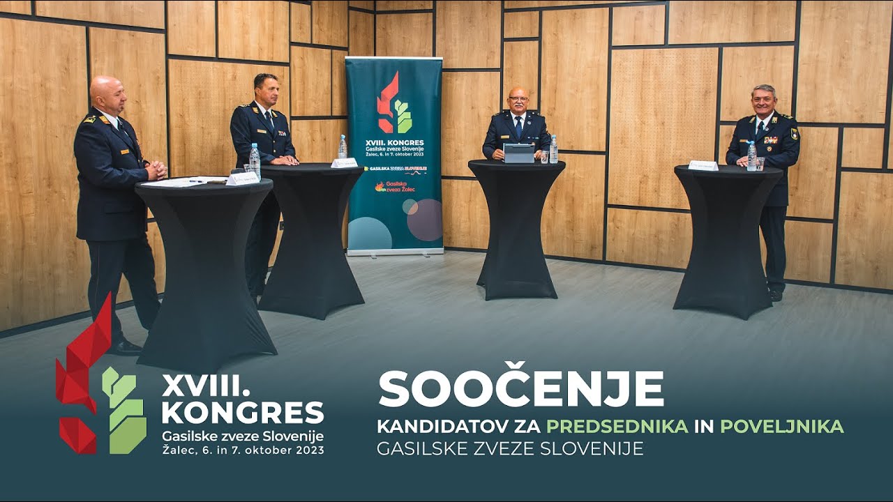 Soočenje kandidatov za predsednika in poveljnika Gasilske zveze Slovenije