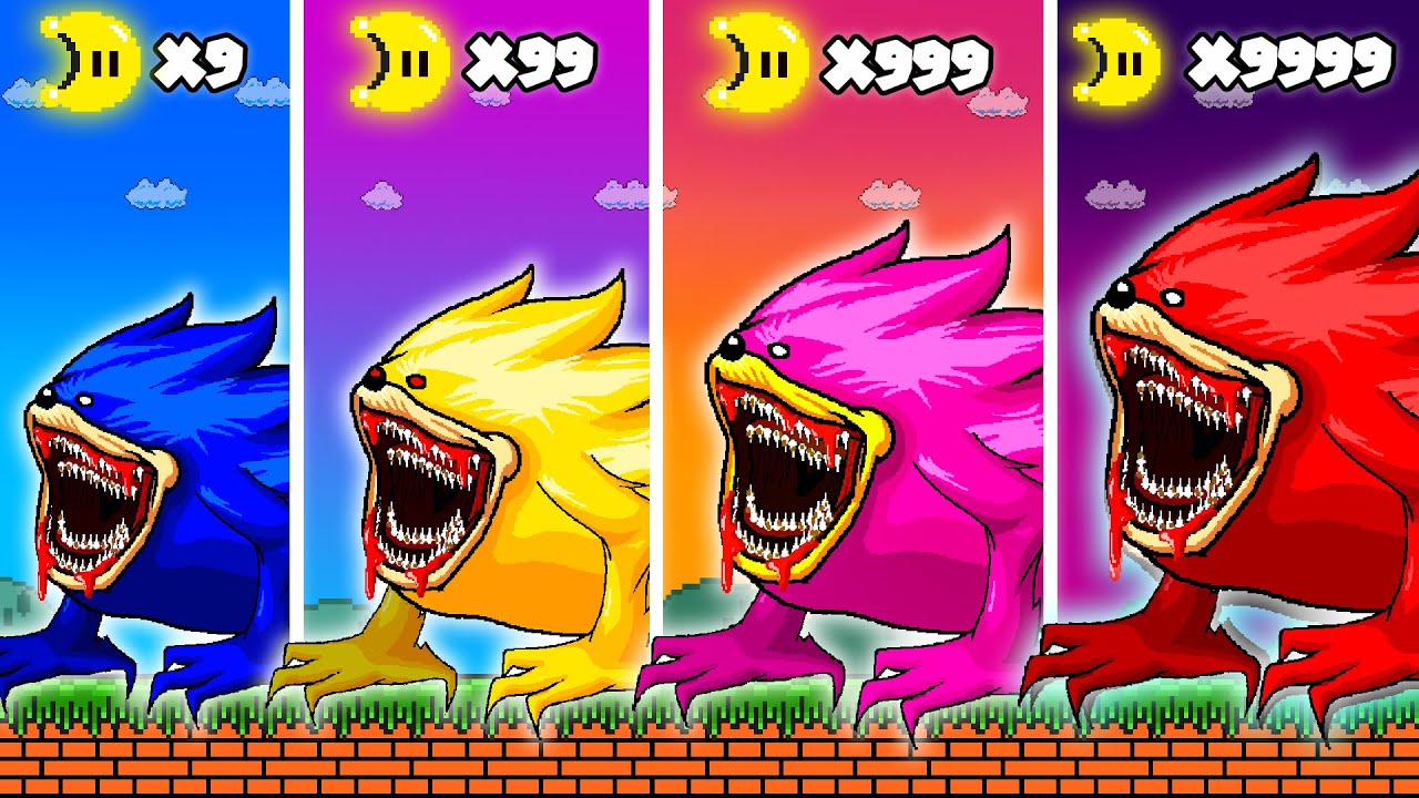 Super Mario Bros. but Every Moon Make Shin Sonic Tapes into ALL SHIN SONIC | Game Animation