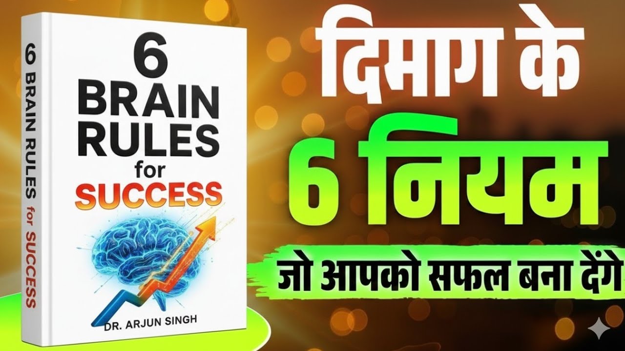 6 Brain Rules for Success | Audiobook | Mindset hacks | Book summary in hindi