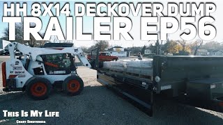 H&H 8x14 DeckOver Dump Trailer