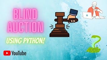 Blind auction using python 🤑