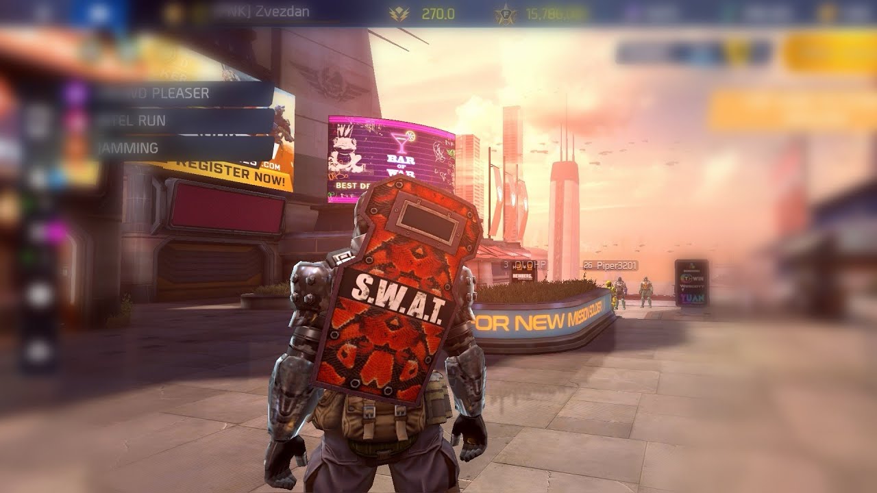 Shadowgun Legends Untouchable ribbon in Gold arena 0.9.4