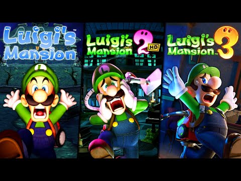 Luigis Mansion Trilogy Switch Full Game Series 100 Walkthrough No Damage Gameplay