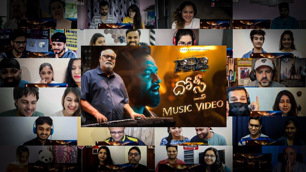 RRR - Dosti Music Video (Telugu) Mega Mashup Reactions | NTR, Ram Charan | 