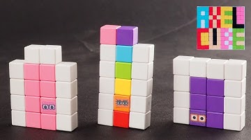DIY Numberblocks 16 - 20 with Pixio Magnetic Cubes - crafts tutorial for kids