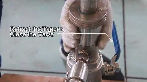 insertion magneitc flow meter installation