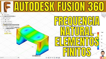 TUTORIAL AUTODESK FUSION 360 ANÁLISE DE FREQUENCIAS NATURAIS UTILIZANDO ELEMENTOS FINITOS
