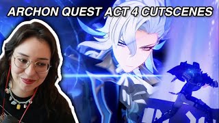 Dish Reacts to Fontaine Archon Quest Act 4 Cutscenes | Genshin Impact 4.1
